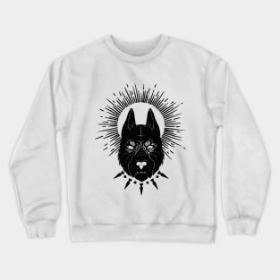 Hellhound- White Crewneck Sweatshirt